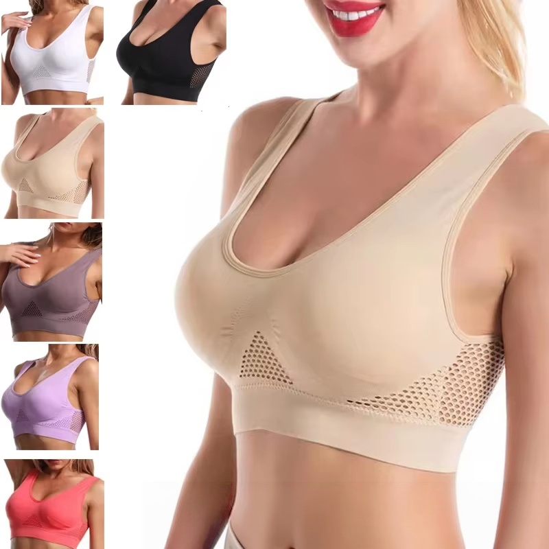 Seamless Underwear Women - Спортивный бюстгальтер для женщин больших размеров,