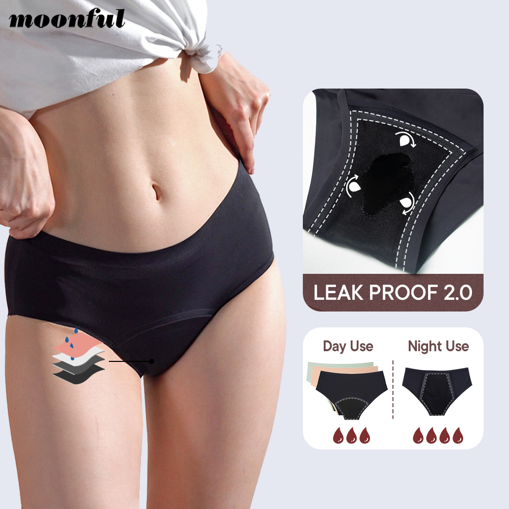 Period Panty Absorbent - Бесшовные менструальные трусики, женские менструальные трусы