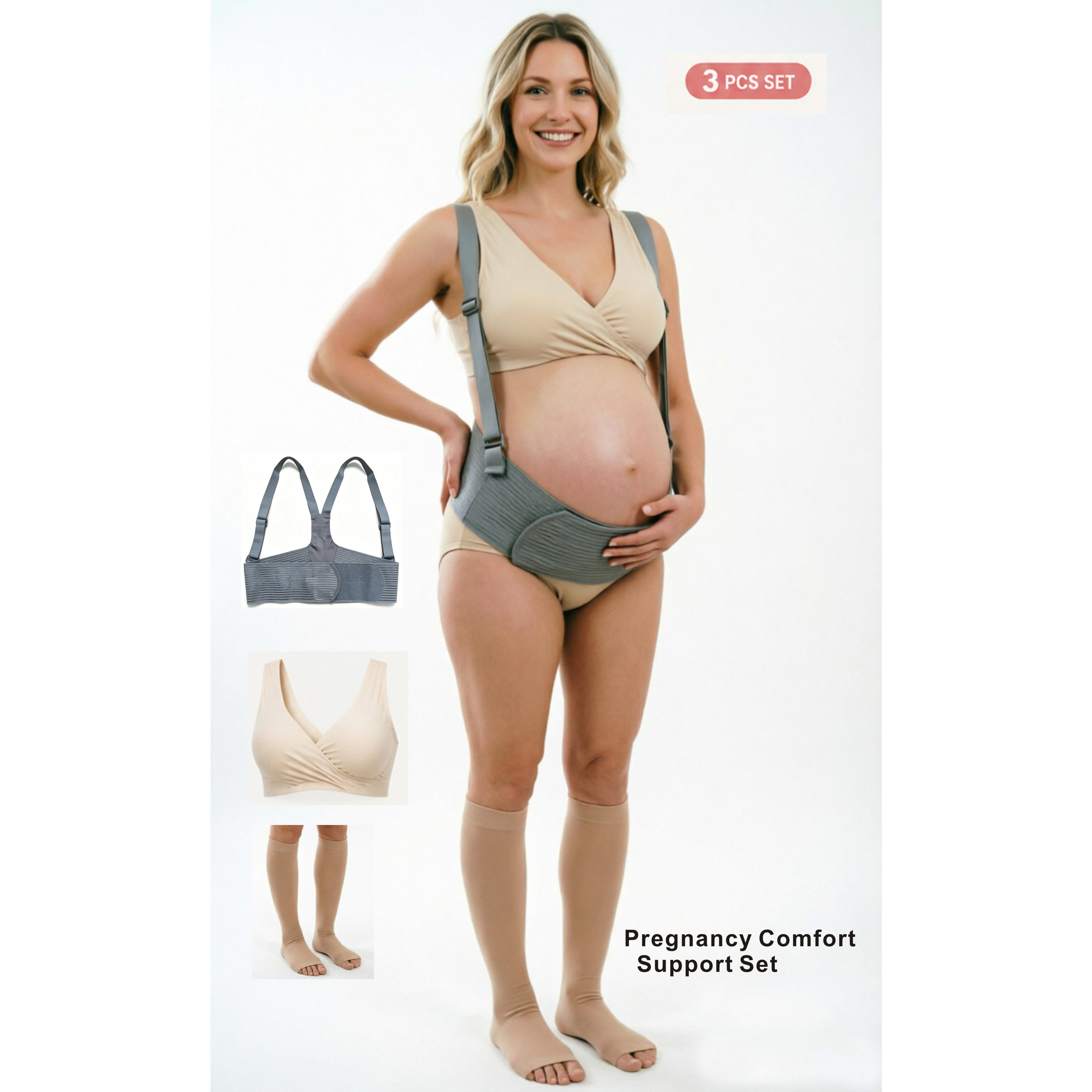 Nursing Bra Sleep - Набор из 3 предметов для беременных: