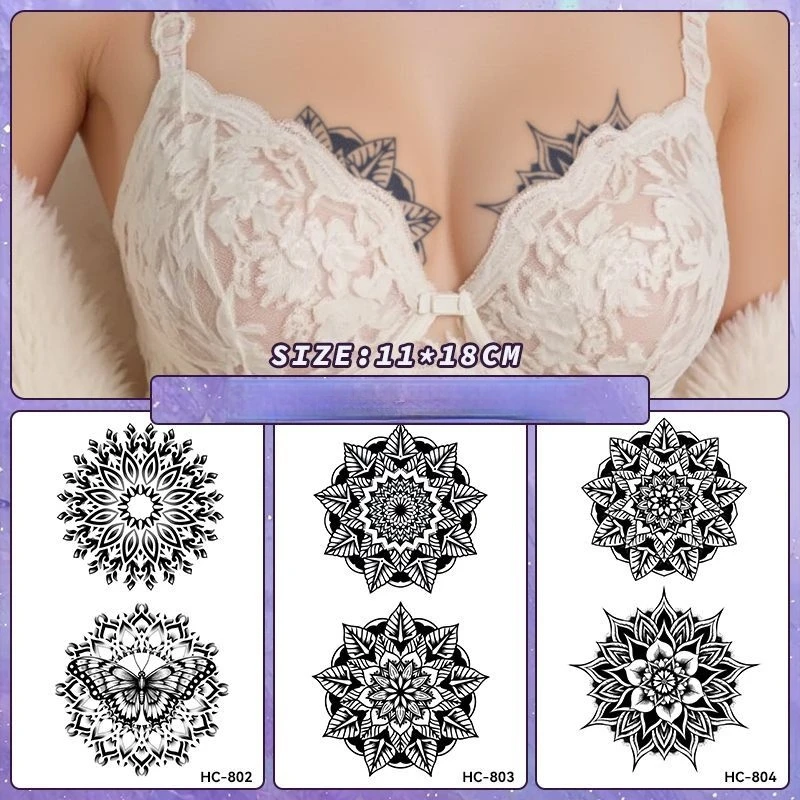 Nipple Cover Pasties - Временные татуировки с травяным соком на