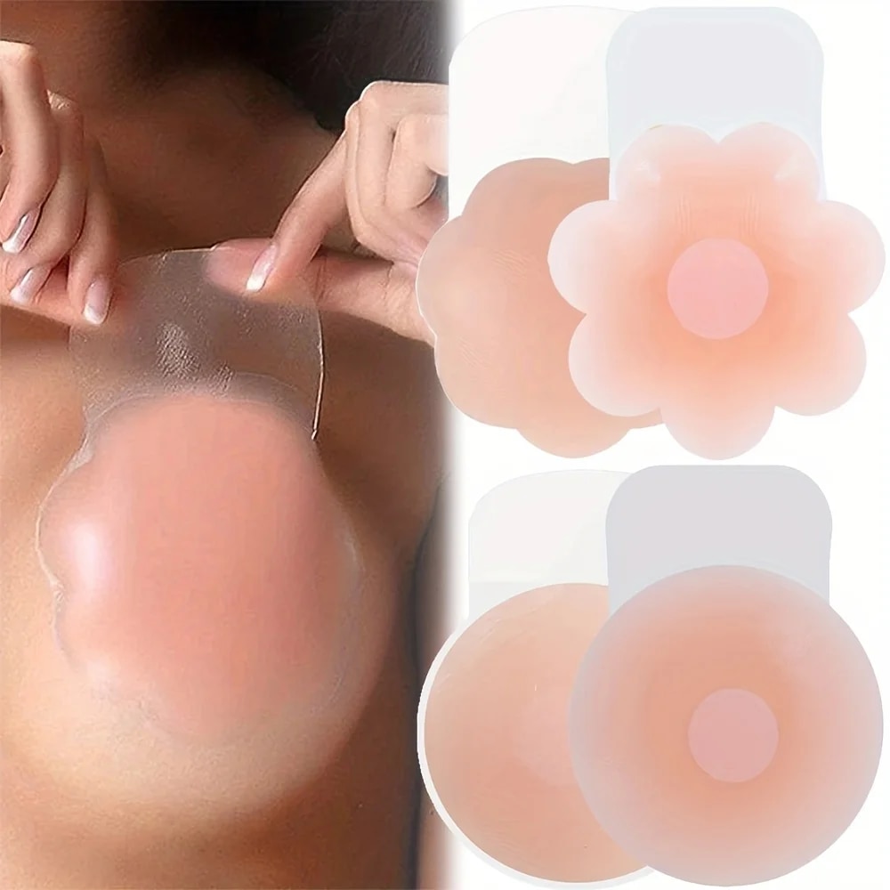 1 пара, силиконовые накладки н – обзор и цена Silicone Bra Adhesive