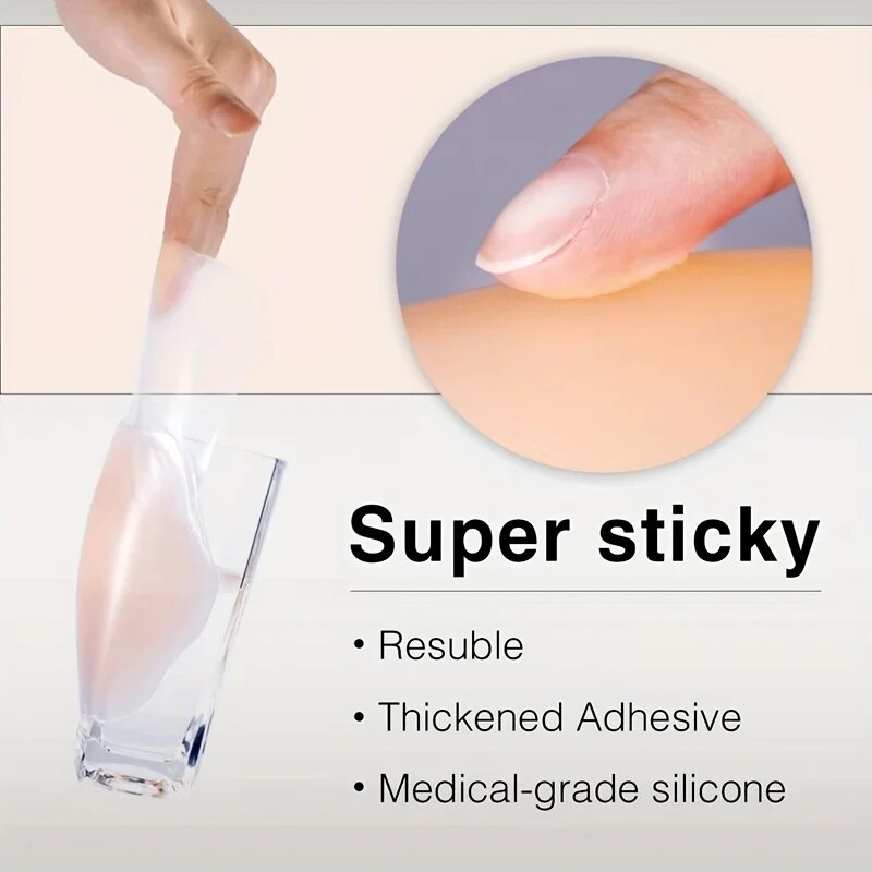 1 пара, силиконовые накладки н – обзор и цена Silicone Bra Adhesive